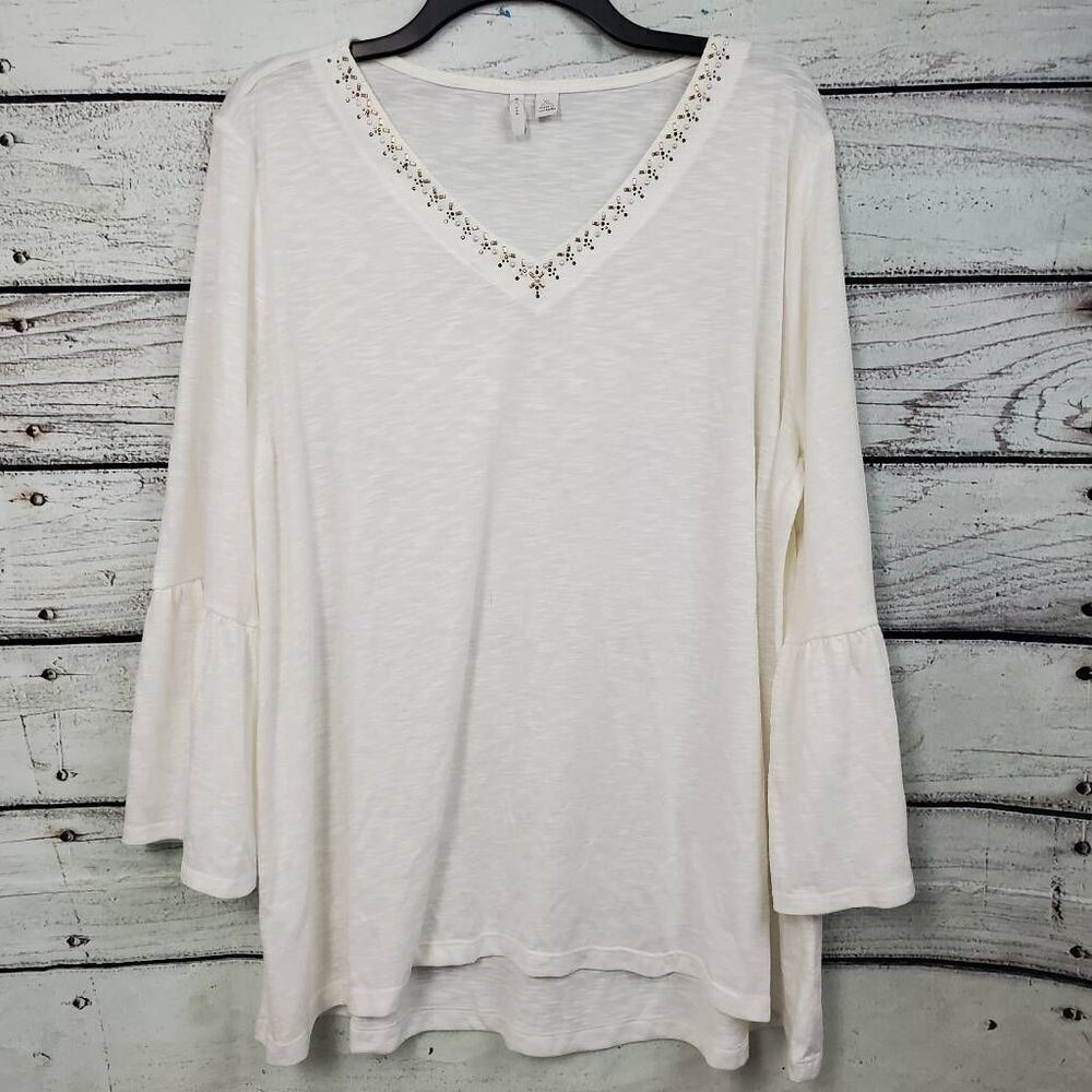 Est. 1946 White XL LS Top